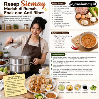 Resep Siomay Mudah di Rumah, Enak dan Anti Ribet